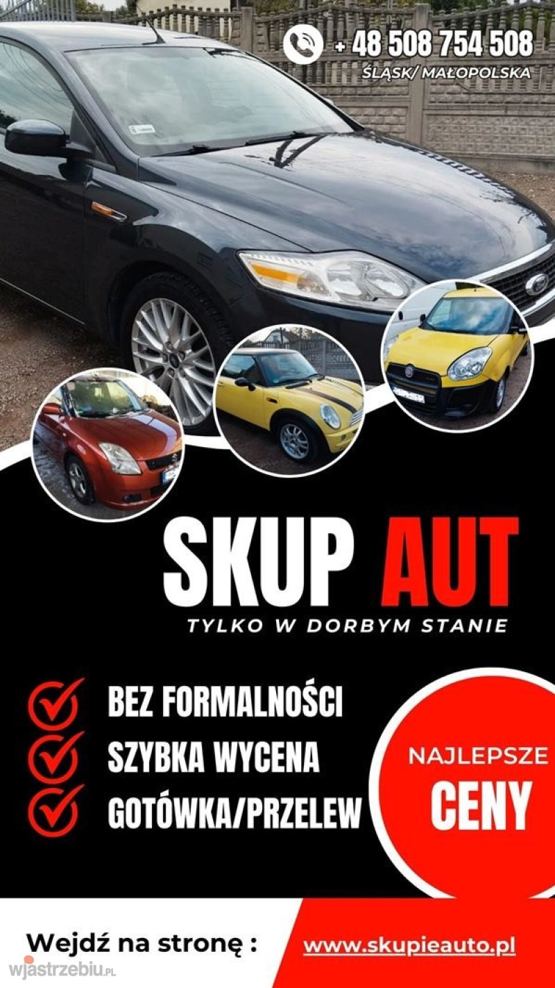 Skup aut w dobrym stanie, GOTÓWKA OD RĘKI ŚLĄSK/ŚL