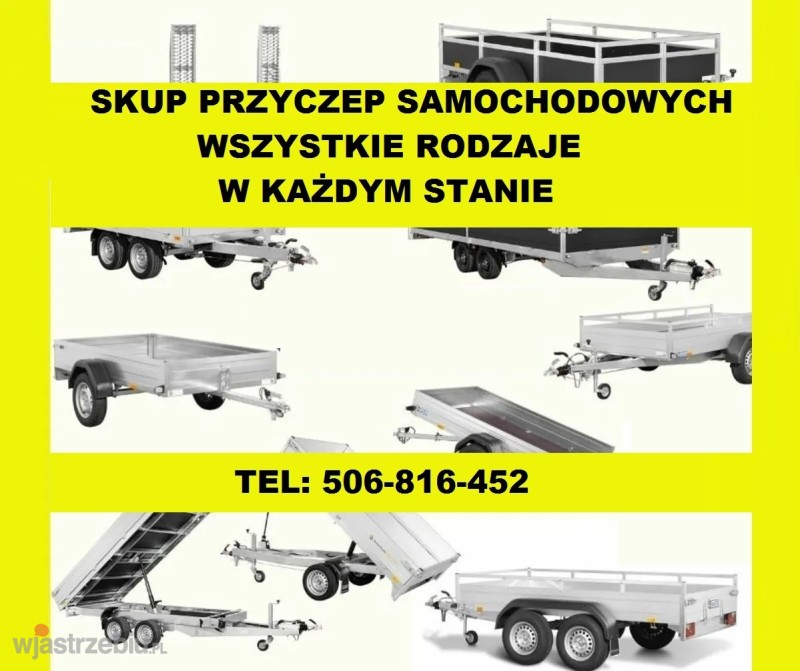 SKUP PRZYCZEP SAMOCHODOWYCH LEKKICH PRZYCZEPEK