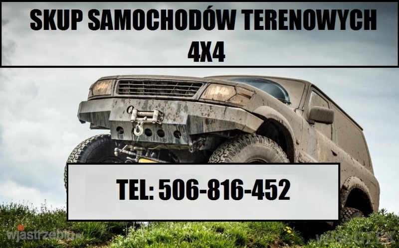 SKUP SAMOCHODÓW TERENOWYCH 4X4 TERENOWE TERENOWY