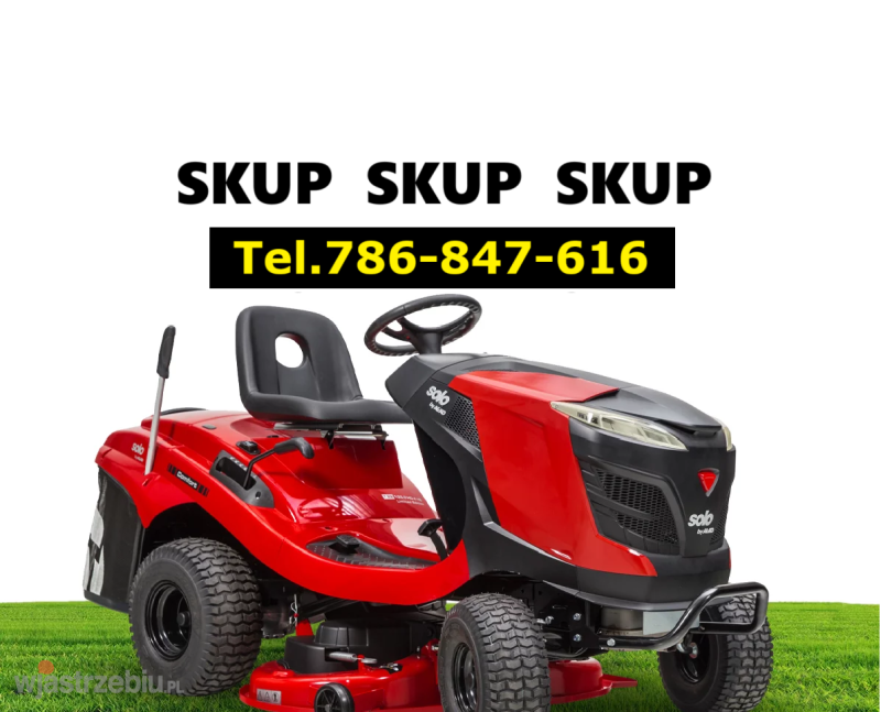 Skup Traktorków, Skup kosiarek, Traktorek Ogrodowy