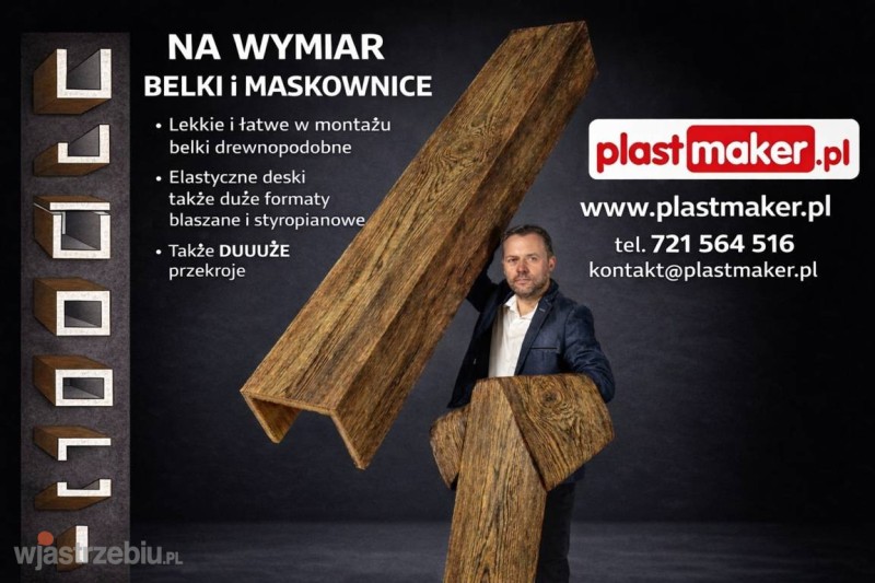 MASKOWNICE na wymiar - belki dekoracyjne DREWNO...