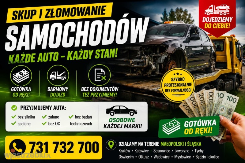 Złomowanie samochodów | Kasacja aut | Skup aut do złomowa...