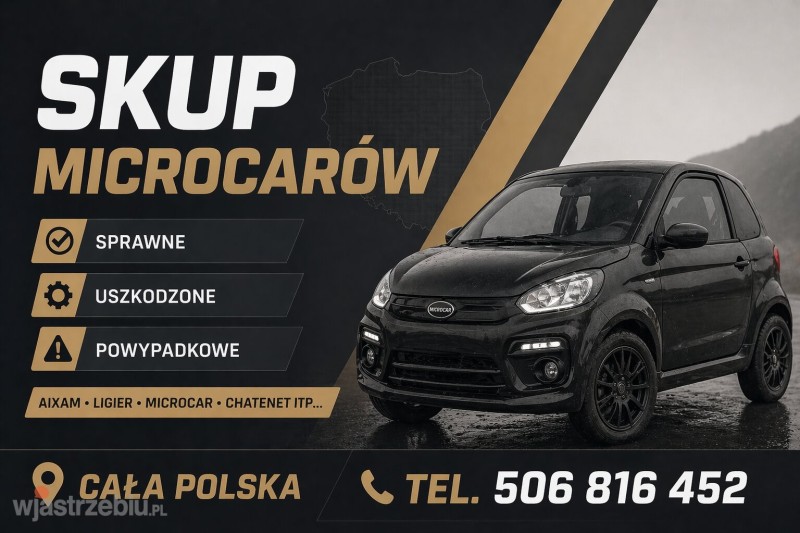 SKUP MICROCARÓW *MICROCAR* SPRAWNE I USZKODZONE