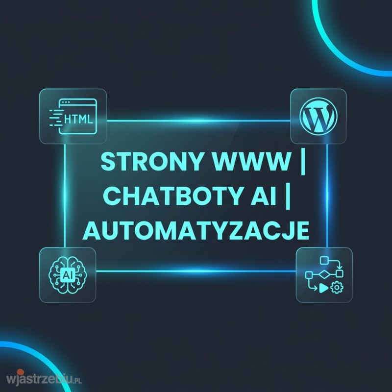 Strony WWW, WordPress, Chatboty AI & Automatyzacje