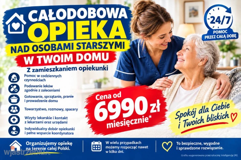 Całodobowa opieka osoby starszej - opiekunka w domu - od ...